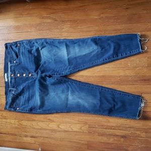 Madewell 10” High Rise Skinny Crop Jeans size 34 | 18